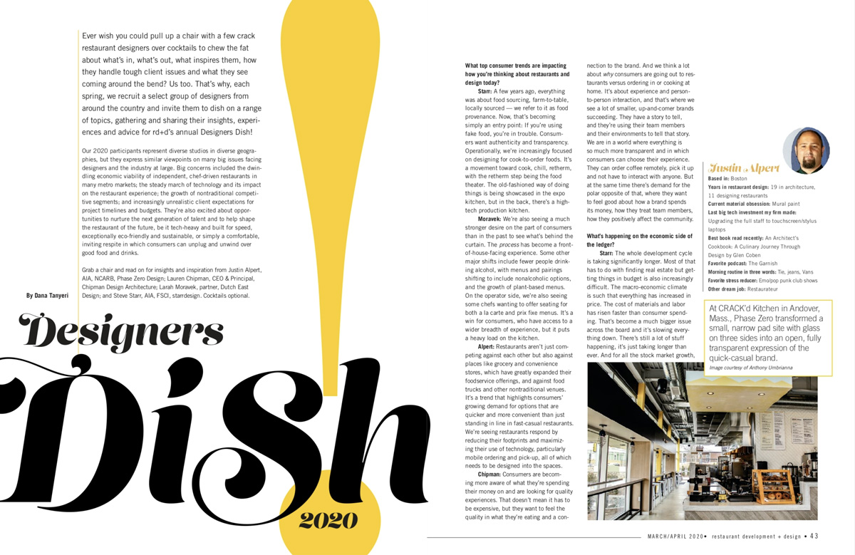 Featured image for “RD&D Magazine – Designers Dish”